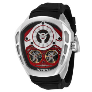 ectq26834_vni_0 jpg - Relógio Masculino Automático Akula 48,7 mm. Preto 43862 -<p>Este impressionante relógio Invicta Akula apresenta um movimento automático preciso e uma caixa de aço Seu mostrador vermelho, prateado e preto de metal é envolto por um cristal Fl</p>