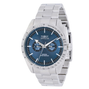 ectq27954_vni_0 jpg - Relógio Masculino Especializado 44mm. Aço 45972 -<p>Este lindo relógio Invicta Specialty contém um movimento preciso além de uma caixa de aço Seu mostrador exibe um mostrador azul de metal protegido por um cristal Flame Fusion altam</p>