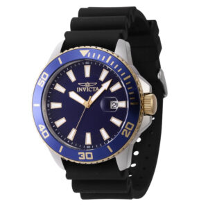 ectq29064_gz_vni_0 jpg - Relógio Pro Masculino 45mm. Preto ZG 46092 -<p>Este impressionante relógio Invicta Pro apresenta um movimento preciso e uma caixa de aço Seu mostrador azul de latão é envolto por um cristal Flame Fusion altamente protetor Este&</p>