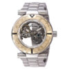 ectq29854_vni_0 jpg - Subaqua Ghost Bridge Automático Men s Watch 47mm. Aço 45892 -Este incrível relógio Invicta da coleção Subaqua oferece um movimento automático exato, com uma incrível caixa de aço e ouro O rosto exibe um mostrador de metal prateado protegido&