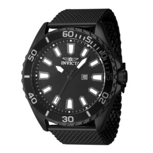 ectq30964_vni_0 jpg - Relógio Pro Masculino 46mm. Preto 46903 -<p>Este atraente relógio Invicta da coleção Pro é alimentado por um movimento preciso, com uma caixa preta Seu mostrador é decorado por um mostrador preto de latão e protegido por um&</p>