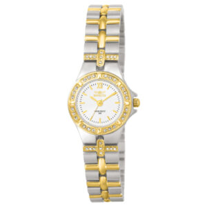 ectq3310_vni_0 jpg - Wildflower Swiss Ronda 763 Calibre Relógio Feminino 21,5 mm. Aço. Ouro 0133 -<p>Este incrível relógio Invicta da coleção Wildflower oferece um movimento e uma sofisticada caixa de aço e ouro O mostrador exibe um mostrador de metal branco protegido pelo nosso e</p>