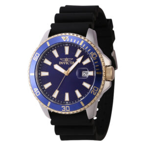 ectq33164_gz_vni_0 jpg - Relógio Pro Masculino 45mm. Preto ZG 46133 -<p>Este impressionante relógio Invicta Pro apresenta um movimento preciso e uma caixa de aço Seu mostrador azul de latão é envolto por um cristal Flame Fusion altamente protetor Este&</p>