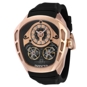 ectq36834_vni_0 jpg - Relógio Masculino Automático Akula 48,7 mm. Preto 43863 -<p>Este impressionante relógio Invicta Akula apresenta um movimento automático preciso e uma caixa em ouro rosa Seu mostrador em ouro rosa, preto e metal é envolto por um cristal Flam</p>