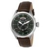ectq37922_vni_0 jpg - Relógio Aviador Masculino 45mm. Marrom 22973 -Este lindo relógio Invicta Aviator contém um movimento preciso além de uma caixa de aço Seu mostrador exibe um mostrador de metal carvão protegido por um cristal Flame Fusion altam
