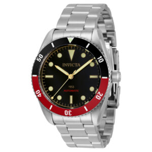 ectq43343_vni_0 jpg - Relógio Masculino Automático Pro Diver, Invicta 34334, Prata -<p>Este impressionante relógio Invicta Pro Diver apresenta um movimento automático preciso, bem como uma caixa de aço. Seu mostrador de metal preto é envolto por um cristal mineral al</p>
