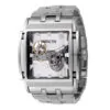 ectq43854_vni_0 jpg - Speedway Mechanical Men S relógio 47mm. Aço 45834 -Este incrível relógio Invicta da coleção Speedway oferece um movimento mecânico exato, com uma incrível caixa de aço O rosto exibe um mostrador preto de metal protegido por nosso c