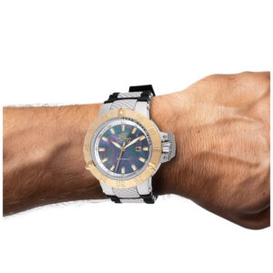 ectq45464_vni_3 jpg - Relógio masculino Subaqua Noma III com mostrador em madrepérola 50 mm. Preto. Aço 46454 -<p width=