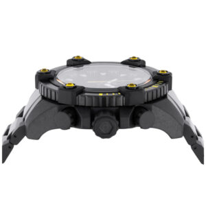 ectq45664_vni_1 jpg - Forças de coalizão Swiss Ronda Z60 Calibre Men S relógio 56mm. Preto 46654 -<p>Esta bela Força da Coalizão Invicta Watch contém um movimento preciso, além de uma caixa negra Seu rosto exibe um mostrador preto de metal protegido por um cristal de fusão de cham</p>