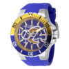 ectq50454_gz_vni_0 jpg - Relógio Invicta NFL Los Angeles Rams Masculino 50mm, Azul ZG 45405 -Mostre sua paixão pelos Los Angeles Rams com o exclusivo Relógio Invicta NFL 45405. Este impressionante relógio masculino possui uma robusta caixa de 50mm em aço inoxidável, comple