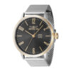 ectq50674_vni_0 jpg - Specialty Men S Watch 44mm. Aço 47605 -Este relógio Invicta da Coleção Especialista é alimentado por um movimento preciso, com uma caixa de aço e ouro Seu rosto é decorado por um carvão, mostrador de latão e protegido p