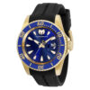 ectq511022_mt_vni_0 jpg - Relógio TechnoMarine Manta Sea Masculino 42mm. Preto TM 220115 -Este impressionante relógio TechnoMarine Sea apresenta um movimento preciso e uma caixa dourada Seu mostrador azul de metal é envolto por um cristal mineral altamente protetor Este