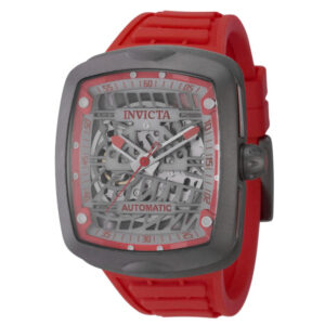 ectq51244_vni_0 jpg - Relógio Masculino S1 Rally Diablo Solid Titanium Automático 44mm. Vermelho 44215 -<p>Este impressionante relógio Invicta S1 Rally apresenta um movimento automático preciso e uma caixa de titânio Seu mostrador de metal é envolto por um cristal Flame Fusion altamente</p>