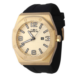 ectq57754_vni_0 jpg - Relógio Masculino Huracan 48mm. Preto 45775 -<p>Este impressionante relógio Invicta Huracan apresenta um movimento preciso e uma caixa dourada Seu mostrador dourado e metálico é envolto por um cristal Flame Fusion altamente prot</p>