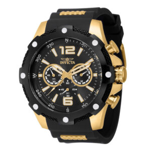 ectq59993_vni_0 jpg - I Force Axis Men s Watch 50mm. Preto. Ouro 39995 -<p>Este impressionante relógio Invicta Iforce apresenta um movimento preciso, bem como uma caixa de ouro Seu mostrador preto de metal é fechado por um cristal de fusão de chama altame</p>