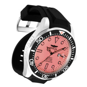 ectq60633_vni_1 jpg - Pro Oversized Automático Masculino Relógio com Mostrador Luminoso 60mm. Preto 33606 -<p>Este impressionante relógio Invicta Pro apresenta um movimento automático preciso e uma caixa de aço Seu mostrador vermelho de metal é envolto por um cristal mineral altamente prot</p>