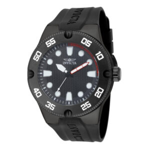 ectq62081_vni_0 jpg - Relógio Pro Masculino 52mm. Preto 18026 -<p>Este impressionante relógio Invicta Pro apresenta um movimento preciso e uma caixa preta Seu mostrador preto de metal é envolto por um cristal Flame Fusion altamente protetor Este&</p>