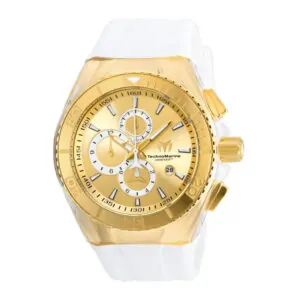 ectq640511_mt_vni_1 jpg - Relógio TechnoMarine Cruise Star Masculino 46mm. Branco. Preto com alça intercambiável TM 115046 -<p>Este impressionante relógio TechnoMarine Star apresenta um movimento preciso e uma caixa dourada Seu mostrador dourado e metálico é envolto por um cristal mineral altamente proteto</p>
