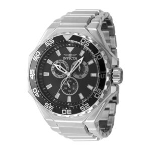 ectq65564_vni_0 jpg - Relógio Pro Masculino 55,1 mm. Aço 46556 -<p>Este impressionante relógio Invicta Pro apresenta um movimento preciso e uma caixa de aço preta Seu mostrador preto de metal é envolto por um cristal mineral altamente protetor Est</p>