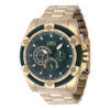 ectq66864_vni_0 jpg - Relógio Bolt Masculino 52mm. Ouro 46866 -Este atraente relógio Invicta da coleção Bolt é alimentado por um movimento preciso, com uma caixa dourada Seu mostrador é decorado por um mostrador verde de latão e protegido por&