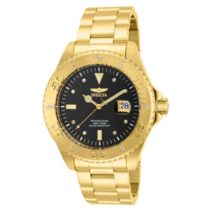 ectq68251_vni_0 jpg - Grand 0,1 quilates diamante suíço Ronda 515 calibre relógio masculino 47 mm. Ouro 15286 -<p>Este incrível relógio Invicta da coleção Pro oferece um movimento exato, com incríveis 0,1 quilates de diamantes autênticos e uma sofisticada caixa de ouro O mostrador exibe um mos</p>