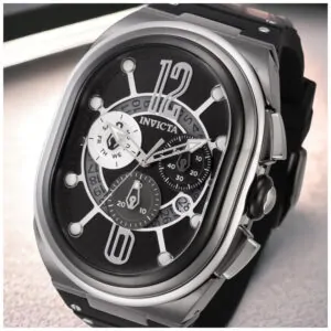 ectq68554_vni_1 jpg - Lupah Revolution 2.0 Swiss Ronda Z60 FE Calibre Relógio Masculino 46mm. Preto 45586 -<p>Este lindo relógio Invicta Lupah contém um movimento preciso além de uma caixa de bronze Seu mostrador exibe um mostrador de metal preto e bronze protegido por um cristal Flame Fus</p>