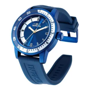 ectq68653_vni_1 jpg - Relógio Masculino Especializado 45mm. Azul 35686 -<p>Este lindo relógio Invicta Specialty contém um movimento preciso além de uma caixa azul Seu mostrador exibe um mostrador de metal protegido por um cristal Flame Fusion altamente re</p>