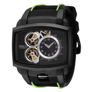ectq69614_vni_0 jpg - Relógio masculino automático Shark 52mm. Preto 41696 -<p>Este incrível relógio Invicta da coleção Akula oferece um movimento Automático exato, com uma caixa preta incrível O mostrador exibe um mostrador preto de metal protegido pelo noss</p>