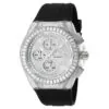 ectq700121_mt_gz_vni_0 jpg - Relgio masculino TechnoMarine Cruise Glitz 45 mm. Preto ZG TM 121007, Invicta -Este atraente relgio TechnoMarine da coleo Glitz movido por um movimento preciso, com caixa de ao. Seu mostrador decorado por um mostrador de metal prateado e protegido por um resi