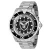 ectq71124_gz_vni_0 jpg - NFL Las Vegas Raiders Relógio Automático Masculino 47mm. Aço ZG 42117 -Este impressionante relógio Invicta NFL apresenta um movimento automático preciso e uma caixa de aço Seu mostrador preto de metal é envolto por um cristal mineral altamente proteto