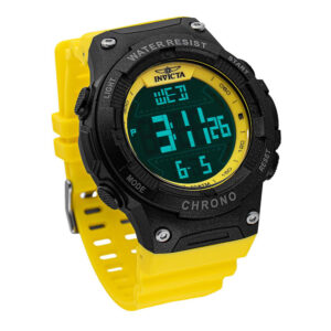 ectq72574_vni_0 jpg - RACING DIGITAL MEN S RELISTA 52mm. Amarelo 47527 -<p>Tipo de movimento cor digital Digital Digial Tono de banda preta Material de banda amarela Tamanho do poliuretano 52mm Resistência à água de 100m3 anos Garantia em todos os relógio</p>
