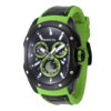 ectq73454_vni_0 jpg - Lupah Revolution 2.0 Swiss ETA G10.212 Calibre Relógio Masculino 41,5 mm. Verde. Preto 45437 -Este impressionante relógio Invicta Lupah apresenta um movimento preciso e uma caixa de aço preta Seu mostrador preto de metal é envolto por um cristal Flame Fusion altamente prote
