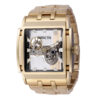 ectq73854_vni_0 jpg - Speedway Mechanical Men S relógio 47mm. Ouro 45837 -Este incrível relógio Invicta da coleção Speedway oferece um movimento mecânico exato, com uma incrível caixa de ouro O rosto exibe um mostrador preto de metal protegido por nosso&