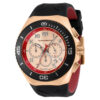 ectq740122_mt_vni_0 jpg - Relógio Masculino TechnoMarine Manta 48mm. Preto. Vermelho TM 221047 -Este lindo relógio TechnoMarine Ocean contém um movimento preciso, além de uma caixa de ouro rosa, preto e aço Seu mostrador exibe um mostrador metálico protegido por um Cristal Mi