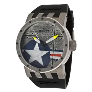 ectq74611_vni_0 jpg - Relógio masculino DNA Vintage Armed Forces Swiss Ronda Calibre 513 46mm. Preto 11647 -<p>Este lindo relógio Invicta DNA contém um movimento preciso além de uma caixa de titânio Seu mostrador exibe um mostrador prateado e metálico protegido por um Cristal Mineral de alt</p>
