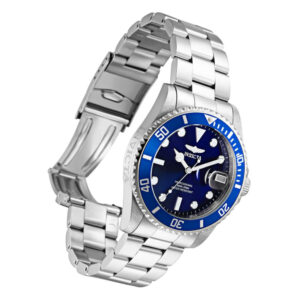 ectq76233_vni_1 jpg - Relógio Pro Masculino 42mm. Aço 33267 -<p>Este lindo relógio Invicta Pro contém um movimento preciso além de uma caixa de aço Seu mostrador exibe um mostrador azul de metal protegido por um cristal Flame Fusion altamente r</p>