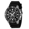 ectq77064_vni_0 jpg - Relógio Pro Masculino 45mm. Preto 46077 -Este atraente relógio Invicta da coleção Pro é alimentado por um movimento preciso, com uma caixa de aço Seu mostrador é decorado por um mostrador preto de latão e protegido por um
