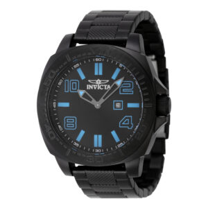 ectq78864_vni_0 jpg - Relógio Speedway Masculino 46mm. Preto 46887 -<p>Este impressionante relógio Invicta Speedway apresenta um movimento preciso e uma caixa preta Seu mostrador preto de latão é envolto por um cristal Flame Fusion altamente protetor&</p>