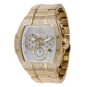 ectq79654_vni_0 jpg - S1 Rally 1,41 quilates diamante suíço Ronda 5050.E calibre relógio masculino com mostrador de meteorito 44 mm. Ouro -<p>Este incrível relógio Invicta da coleção S1 Rally oferece um movimento exato, com incríveis 1,41 quilates de diamantes autênticos e uma sofisticada caixa de ouro O mostrador exibe&</p>