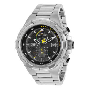 ectq80182_vni_0 jpg - Relógio Masculino de Quartzo Aviator, Invicta 28108, Prata -<p>Este impressionante relógio Invicta Aviator apresenta um movimento Quartz, tudo em uma sólida caixa de aço. Seu mostrador de metal preto é envolto por um cristal Flame Fusion altam</p>