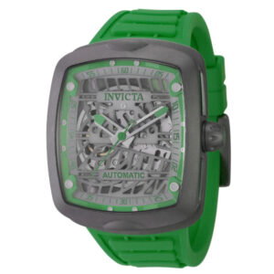 ectq81244_vni_0 jpg - Relógio Masculino S1 Rally Diablo Solid Titanium Automático 44mm. Verde 44218 -<p>Este impressionante relógio Invicta S1 Rally apresenta um movimento automático preciso e uma caixa de titânio Seu mostrador de metal verde e cinza é envolto por um cristal Flame Fu</p>