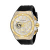 ectq821811_mt_vni_0 jpg - Relógio masculino TechnoMarine Cruise California 46,65 mm. Preto TM 118128 -Este impressionante relógio TechnoMarine California apresenta um movimento preciso e uma caixa dourada Seu mostrador de metal é envolto por um cristal mineral altamente protetor Es