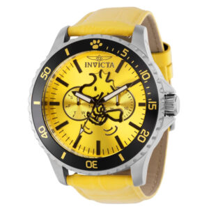 ectq83683_vni_1 jpg - Relógio masculino Character Collection 48mm. Amarelo com Alça Intercambiável 38638 -<p>Este atraente relógio Invicta da coleção Character Collection é alimentado por um movimento preciso, com uma caixa de aço Seu mostrador é decorado por um mostrador de metal amarelo</p>