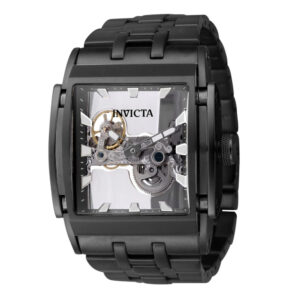 ectq83854_vni_0 jpg - Speedway Mechanical Men S relógio 47mm. Preto 45838 -<p>Este impressionante relógio Invicta Speedway apresenta um movimento mecânico preciso, bem como uma caixa preta Seu mostrador preto de metal é fechado por um cristal de fusão de cha</p>