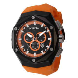 ectq86554_vni_0 jpg - Relógio Masculino S1 Rally Monolith Swiss Ronda 5030.D Calibre 52mm. Laranja 45568 -<p>Este incrível relógio Invicta da coleção S1 Rally oferece um movimento exato, com uma incrível caixa de aço preta O mostrador exibe um mostrador metálico laranja e preto protegido&</p>