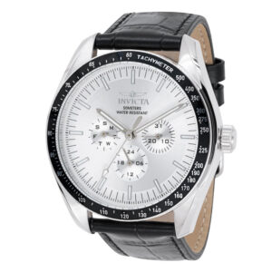 ectq86954_vni_0 jpg - Relógio Masculino Especializado 44mm. Preto 45968 -<p>Este atraente relógio Invicta da coleção Specialty é alimentado por um movimento preciso, com uma caixa de aço Seu mostrador é decorado com um mostrador prateado e metálico, e prot</p>