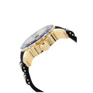 ectq89093_vni_1 jpg - Relógio Pro Masculino 48mm. Dourado. Preto 39098 -<p>Este incrível relógio Invicta da coleção Pro oferece um movimento exato, com uma incrível caixa dourada O mostrador exibe um mostrador azul de metal protegido pelo nosso exclusivo&</p>