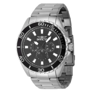 ectq89864_vni_0 jpg - Relógio Pro Masculino 46mm. Aço 46898 -<p>Este incrível relógio Invicta da coleção Pro oferece um movimento exato, com uma incrível caixa de aço O mostrador exibe um mostrador preto de latão protegido pelo nosso exclusivo&</p>