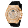 ectq901811_mt_vni_0 jpg - Relógio Feminino TechnoMarine Cruise Diva Pave com Mostrador Pave em Madrepérola, Invicta TM118109, Preto -Este incrível relógio TechnoMarine da coleção Cruise oferece um movimento Quartz e uma sofisticada caixa em Rose Gold. O mostrador exibe um mostrador em ouro rosa, pavé branco e ma