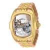 ectq91463_vni_0 jpg - Relógio Lupah Ghost Bridge Automático Masculino 50mm. Ouro. Ouro Rosa 36419 -Este incrível relógio Invicta da coleção Lupah oferece um movimento Automático exato, com uma caixa de ouro incrível O mostrador exibe um mostrador de metal em ouro rosa protegido&